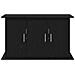 Supporto Acquario 101x41x58 cm Legno Multistrato Rovere Nero - Foto miniatura 5