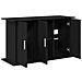 Supporto Acquario 101x41x58 cm Legno Multistrato Rovere Nero - Foto miniatura 7