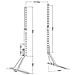 DT80F-305 Supporto TV a parete 2,03 m (80") Nero - Foto miniatura 6
