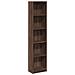 Libreria Rovere Marrone 40x24x176 Cm In Legno Multistrato - Foto miniatura 2