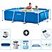 Piscina Fuori Terra - Rettangolo - 220x150x60 Cm - Blu - Include Accessori Coordinati A28 - Foto miniatura 1