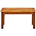 Tavolino Da Giardino 70x40x36 Cm In Legno Massello Di Acacia - Foto miniatura 1