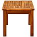 Tavolino Da Giardino 70x40x36 Cm In Legno Massello Di Acacia - Foto miniatura 3