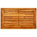 Tavolino Da Giardino 70x40x36 Cm In Legno Massello Di Acacia - Foto miniatura 4