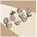 Eleganti Bottoni Per Camicie E Vestiti - Set Da 10 White  14 - Foto miniatura 2