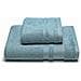 Asciugamano Con Ospite Spugnissima Soft In Cotone Colore Blu Misura Standard - Foto miniatura 1