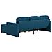 Lusso Casadino -  Divano Letto Modulare A 3 Posti Blu In Tessuto - Foto miniatura 7