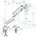 DB1334TNR-W Supporti a parete per TV 86,4 cm (34") Scrivania Bianco - Foto miniatura 4