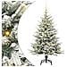 Albero di Natale artificiale preilluminato con set di palline - Foto miniatura 1
