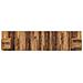 Testata con Comodino 3 pcs Legno vecchio Legno multistrato - Foto miniatura 7