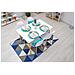 Tavolo da pranzo moderno bianco YURO 120 cm x 80 cm - Foto miniatura 8