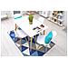 Tavolo da pranzo moderno bianco YURO 120 cm x 80 cm - Foto miniatura 10