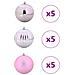 Set di Palle di Natale 15 pcs Rosa Plastica - Foto miniatura 3