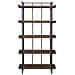 Scaffalatura In Legno E Metallo Con 5 Ripiani 90,5x34x177,5h Cm - Foto miniatura 2