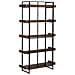 Scaffalatura In Legno E Metallo Con 5 Ripiani 90,5x34x177,5h Cm - Foto miniatura 4