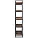 Scaffalatura In Legno E Metallo Con 5 Ripiani 90,5x34x177,5h Cm - Foto miniatura 5