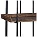 Scaffalatura In Legno E Metallo Con 5 Ripiani 90,5x34x177,5h Cm - Foto miniatura 6