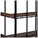 Scaffalatura In Legno E Metallo Con 5 Ripiani 90,5x34x177,5h Cm - Foto miniatura 7