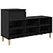 Mobile per scarpe con cassetto Rovere Nero 102 x 36 x 60 cm - Foto miniatura 1