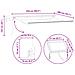 Cornice per Tenda Manuale con LED Bianco 2,5 x 2 m Alluminio - Foto miniatura 9