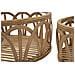 Set 3 Vassoi Fuji In Rattan Naturale — Ø 50x16, Ø 40x14, Ø 30x12 Cm - Foto miniatura 3