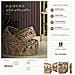 Set 3 Vassoi Fuji In Rattan Naturale — Ø 50x16, Ø 40x14, Ø 30x12 Cm - Foto miniatura 7