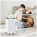 Deumidificatore Portatile da 10L con 5 Modalità, 2 Velocità, Timer 24h e Ruote, 25x25x50.5cm, Bianco - Foto miniatura 3