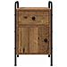 Armadio da Notte 2 pz Legno antico 35 x 36,5 x 61 cm - Foto miniatura 5