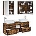 Set di mobili per il bagno 5 pcs Rovere Fumo - Foto miniatura 3
