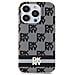 Dkny Iml Custodia A Scacchi Mono E Strisce Stampate Magsafe Per Iphone 13 Pro / 13 - Nera - Foto miniatura 1