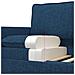 Set di divani 2 pz Blu Tessuto - Foto miniatura 5
