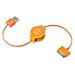 Cavo Ipod E Iphone Retrattile Usb 2.0 Sync / Charge Euipodusbor Arancio 816983011212 - Foto miniatura 1