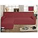Copridivano Genius Con Penisola Chaise Longue Modello Swing Colore Bordeaux Sinistra Bordeaux - Foto miniatura 1