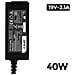 Caricabatterie 40w Per Computer Portatili Asus Punta 2,3 X 0,7 Mm, Nero - Foto miniatura 2