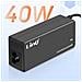 Caricabatterie 40w Per Computer Portatili Asus Punta 2,3 X 0,7 Mm, Nero - Foto miniatura 9