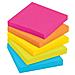 -it Super Sticky Notes, 8 In X 6 In, Assorted Bright Colors, 4 Pads / pack Rettangolo Blu, Verde, Rosso, Giallo 45fogli Pouch Autoadesiva (-it Super Sticky 200x149mm Neon 6845-ssp [ pk4])  - Foto miniatura 2