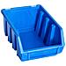 Contenitori Di Stoccaggio Impilabili 20 Pz Blu In Plastica - Foto miniatura 3