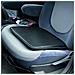 0323291 Seggiolino Auto Pad In Pelle Nera Look Di Lusso - Foto miniatura 3