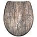 Tavoletta WC Duroplast Chiusura Ammortizzata OLD WOOD Stampato - Foto miniatura 1