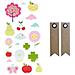 Adesivi Puffies - Frutti Adorabili + 20 Etichette Kraft Con Gagliardetto - Foto miniatura 1