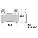 Pastiglie Freno Anteriore 734hs - Foto miniatura 1