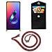 Catena Di Telefoni Cellulari Compatibile Con Asus Zenfone 6 In Colorful Parrot - Coperchio Protettivo In Silicone Con Anelli D'argento, Cinturino In Corda E Custodia Staccabile - Foto miniatura 6
