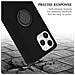 Custodia Compatibile Con Apple Iphone 11 Pro In Liquid Nero - Coperchio Protettivo In Silicone Tpu Flessibile Con Anello - Foto miniatura 8
