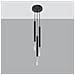 Lampada A Sospensione Mozaica 3p Sollux Cromato 1000x200x80 Mm Acciaio - Foto miniatura 12