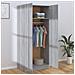 Armadio Grigio Sonoma 80x52x180 Cm In Legno Multistrato - Foto miniatura 8