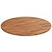 Piano Tavolo Rotondo Marrone Chiaro 70x1,5 Cm Rovere Trattato - Foto miniatura 1