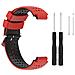 Cinturino Per Orologio In Silicone Garmin Forerunner 220, 230, 235, 630, 620, 735xt, Approach Red - Foto miniatura 1