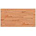 Piano Tavolo 80x40x2,5cm Rettangolare Legno Massello Di Faggio - Foto miniatura 2