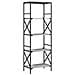 Libreria 5 Ripiani Grigio Sonoma 59x35x171 Cm Legno Multistrato - Foto miniatura 2