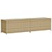 Contenitore Da Giardino Beige Misto 469l In Polyrattan - Foto miniatura 1